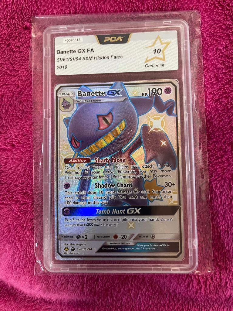 10 GEM MT - BANETTE GX Card SV61/SV94  TCG, Ophalen of Verzenden, Nieuw