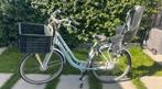 Damesfiets met kinderzitje en mand - Lichtblauw, Overige merken, Versnellingen, Ophalen of Verzenden, 53 tot 56 cm
