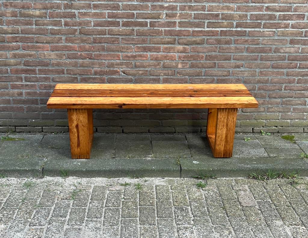 Ate van Apeldoorn vintage grenen bank., Ophalen of Verzenden