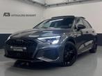 Audi A3 Sportback 35 TFSI S edition Pano/Carplay/Matrix, Auto's, Audi, Zwart, 4 cilinders, 150 pk, Leder en Stof