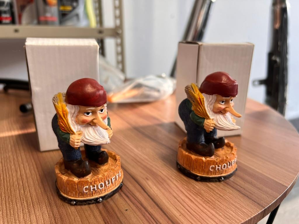 La Chouffe kabouter beeldje nieuw 8cm, Verzamelen, Poppetjes en Figuurtjes, Nieuw, Ophalen of Verzenden