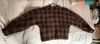 Humanoid herfstjas bruin/donkerblauw geruit als niewuw, Ophalen of Verzenden, Zo goed als nieuw, Maat 38/40 (M), Bruin