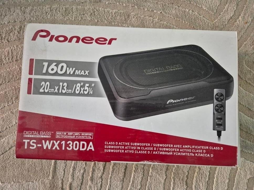 Pioneer TS-WX130DA actieve subwoofer 160W, Auto diversen, Ophalen of Verzenden, Nieuw