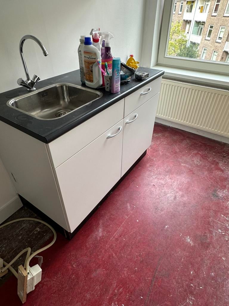 Nieuw keukenblok niet gebruikt, Overige materialen, Wit, Enkelwandige keuken, Ophalen of Verzenden