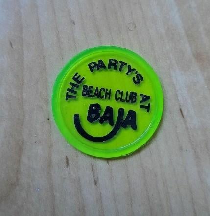 Baja Beach Club Party Token voor de verzamelaar, Ophalen of Verzenden, Gebruikt