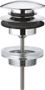 GROHE klikwaste afvoerplug 5/4" push to open chroom, Overige kleuren, Nieuw, Ophalen of Verzenden, Www.loods56.nl