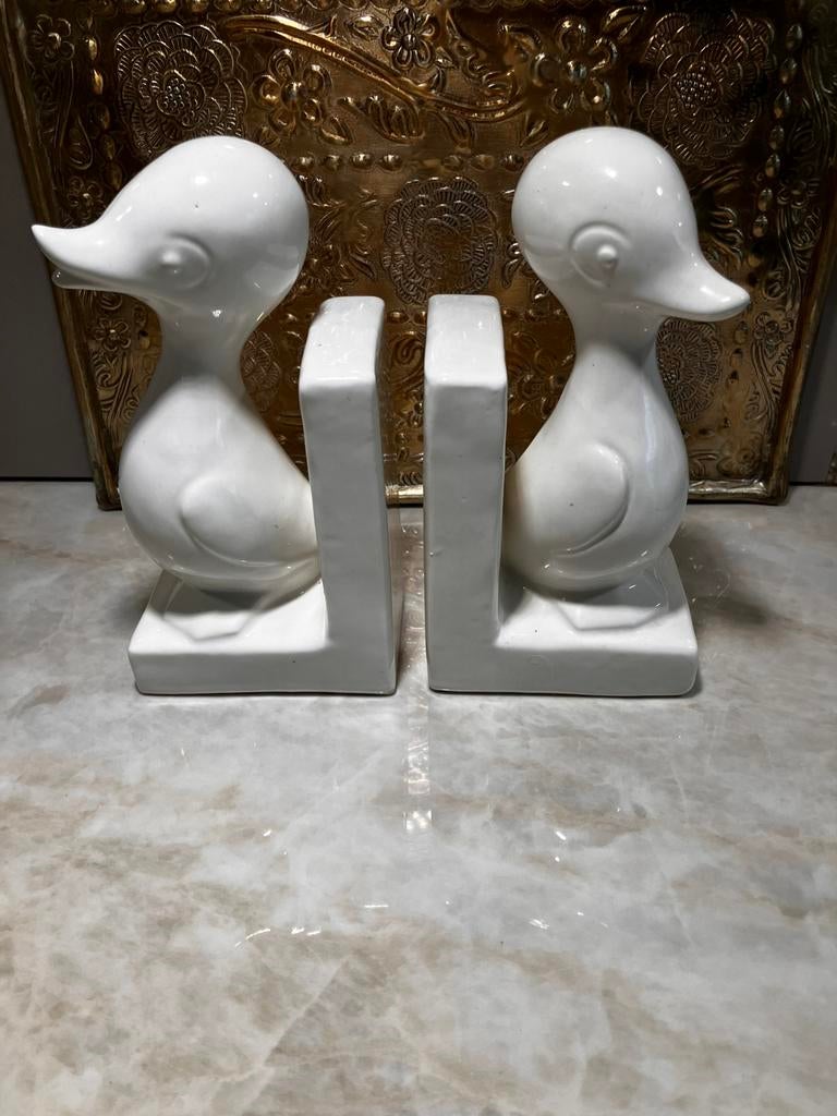 Vintage Art Deco boekensteunen Vallauris France 1960’s, Antiek en Kunst, Ophalen of Verzenden