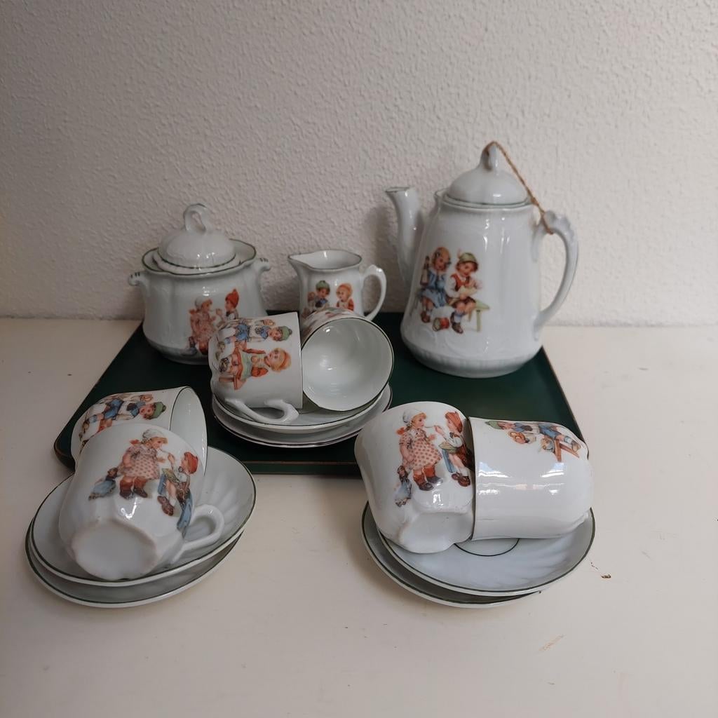 Oud kinder theeservies, Ophalen of Verzenden