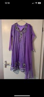 Anarkali m, Kleding | Dames, Gelegenheidskleding, Maat 38/40 (M), Overige typen, Paars, Nieuw