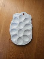 Vintage eierschaal voor gevulde eieren - Keramiek, Gebruikt, Keramiek, Ophalen of Verzenden, Schaal of Schalen