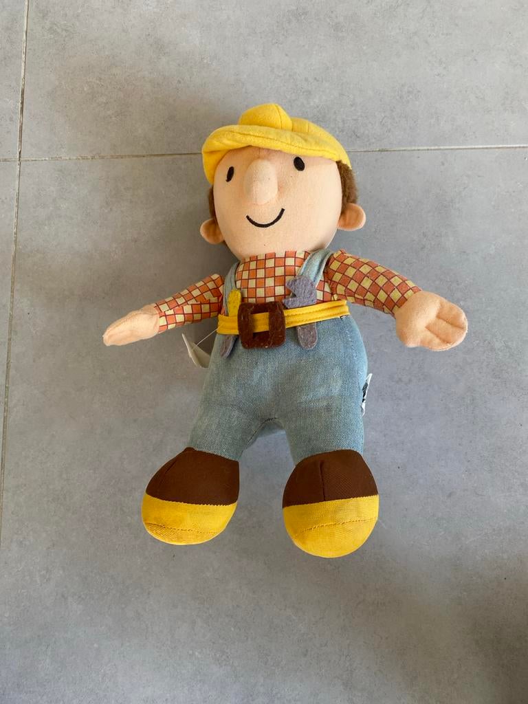 Bob de Bouwer Knuffel - Zo goed als nieuw, Kinderen en Baby's, Speelgoed | Knuffels en Pluche, Overige merken, Overige karakters
