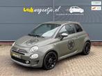 Fiat 500 0.9 Turbo Sport 105 PK *navi *climate *beats *16”, Voorwielaandrijving, Gebruikt, Zwart, Leder en Stof