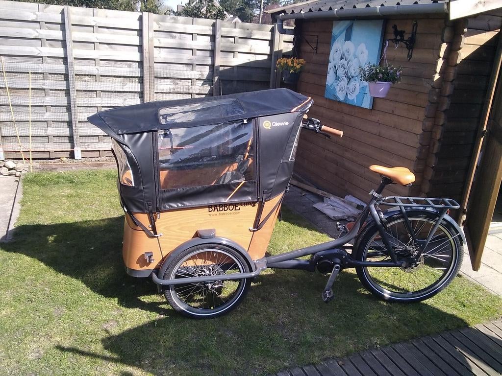 Babboe curve mountain bakfiets, Fietsen en Brommers, Fietsen | Bakfietsen, Ophalen, Zo goed als nieuw, 4 kinderen of meer