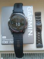 Garmin Fenix 7X Pro Solar AMOLED Multisport GPS Smartwatch, Sieraden, Tassen en Uiterlijk, Sporthorloges, Zwart, Garmin, Ophalen of Verzenden