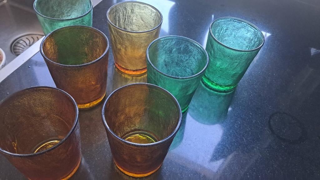 Arcococ glaasjes, Verzamelen, Glas en Borrelglaasjes, Ophalen, Gebruikt, Frisdrankglas