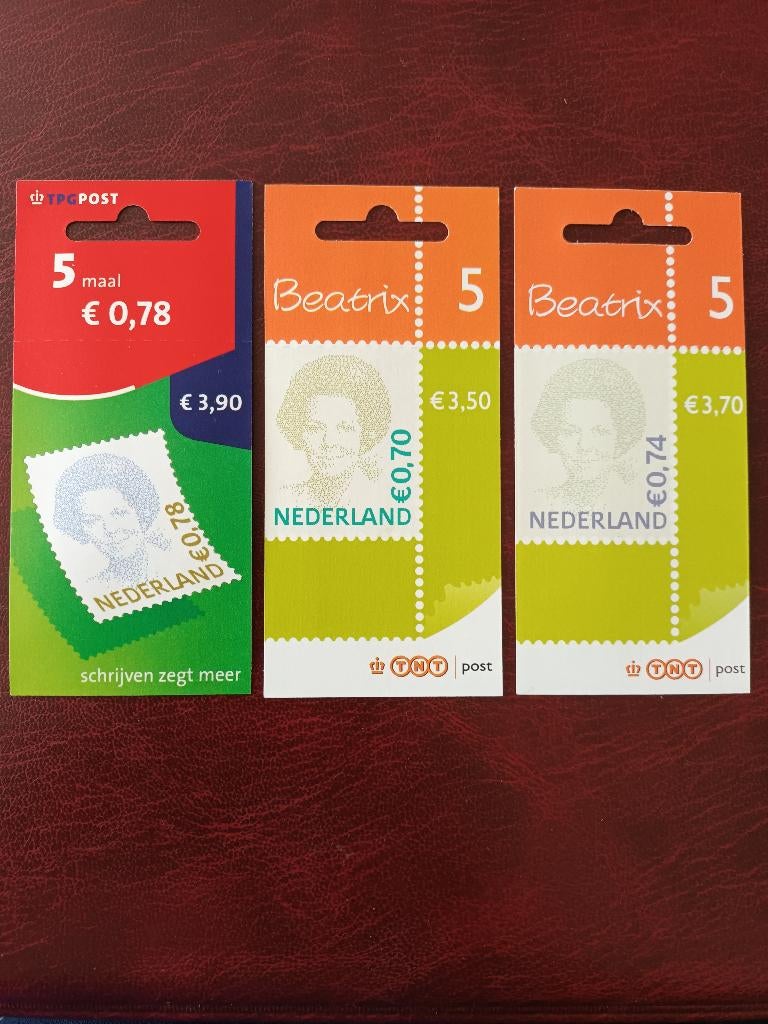 Beatrix diverse duurdere velletjes > Luxe postfris > Kijk !, Verzenden, Na 1940, Postfris