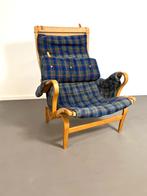Pernilla 69 loungestoel,Bruno Mathsson,Dux, Zweden, jaren 70, Huis en Inrichting, Fauteuils, Ophalen, Gebruikt, 75 tot 100 cm