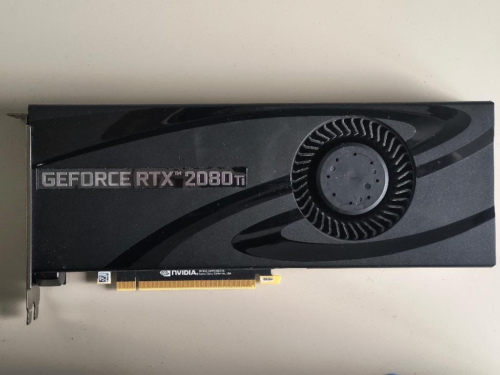 PNY GeForce RTX 2080 Ti Blower Edition - 11GB GDDR6, Computers en Software, Videokaarten, PCI-Express 3, Gebruikt, GDDR6, Ophalen of Verzenden