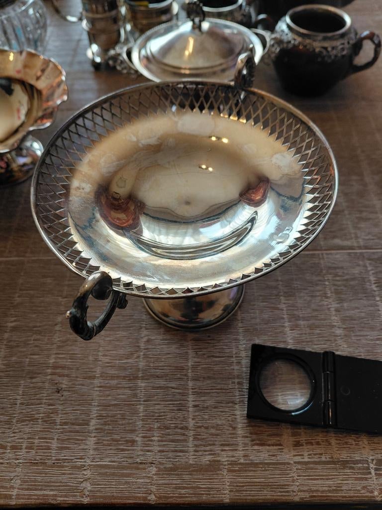 Zilver bonbon schaal 900, Ophalen of Verzenden, Zilver