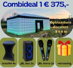 Combideal 1 Opblaasbare disco tent met led te huur, Ophalen, Gebruikt, Verjaardag