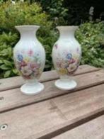 2 vaasjes James kent Staffordshire England, Gebruikt, Overige kleuren, Ophalen of Verzenden, Glas