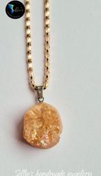 🦋 Sellie's handmade jewelery 🦋, Sieraden, Tassen en Uiterlijk, Kettingen, Nieuw, Oranje, Ophalen of Verzenden, Steen of Mineraal