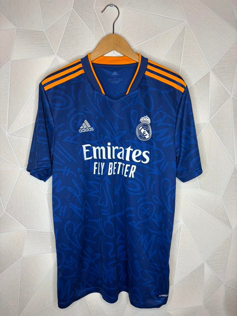 Real Madrid Uit 2021/2022, Maat L, Ophalen of Verzenden, Zo goed als nieuw, Shirt