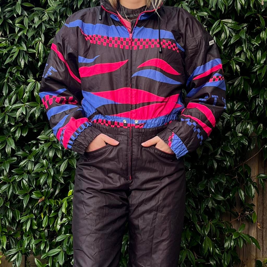 FILA Vintage Retro Skipak (M), Kleding | Heren, Ophalen of Verzenden, Gedragen, Maat 48/50 (M), Pak