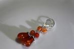 Carneool oorbellen - Edelsteen zomer-rood, Hangers, Nieuw, Ophalen of Verzenden, Met edelsteen