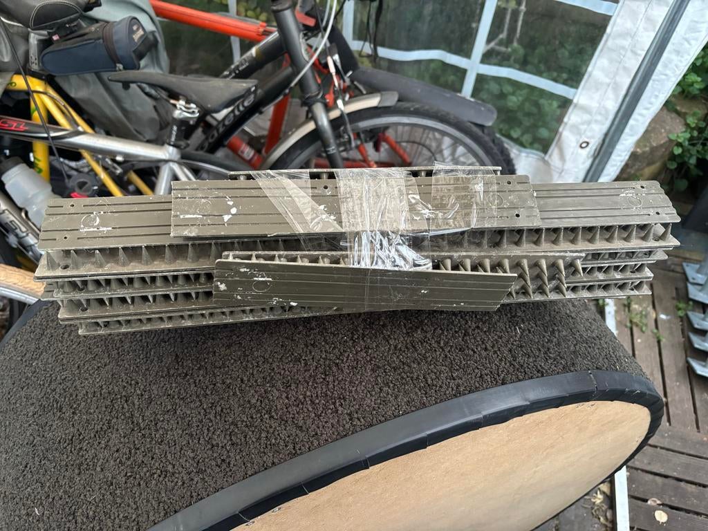 Kunststof anti-klim strips met pinnen., Ophalen of Verzenden, Gebruikt, Overige materialen, Overige typen