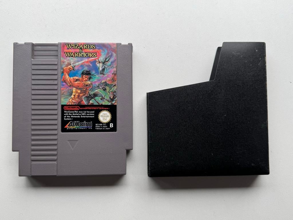Wizards & Warriors NES Game - Klassieke Avontuur RPG, Spelcomputers en Games, Games | Nintendo NES, Gebruikt, Avontuur en Actie