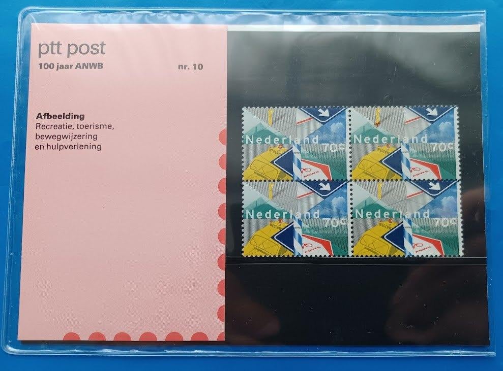 Postzegelmapje 10 - 100 jaar ANWB 1983, Postzegels en Munten, Verzenden, Na 1940, Postfris