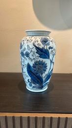 Blauw-witte vaas (Intratuin) – mooie decoratieve vaas, Ophalen of Verzenden