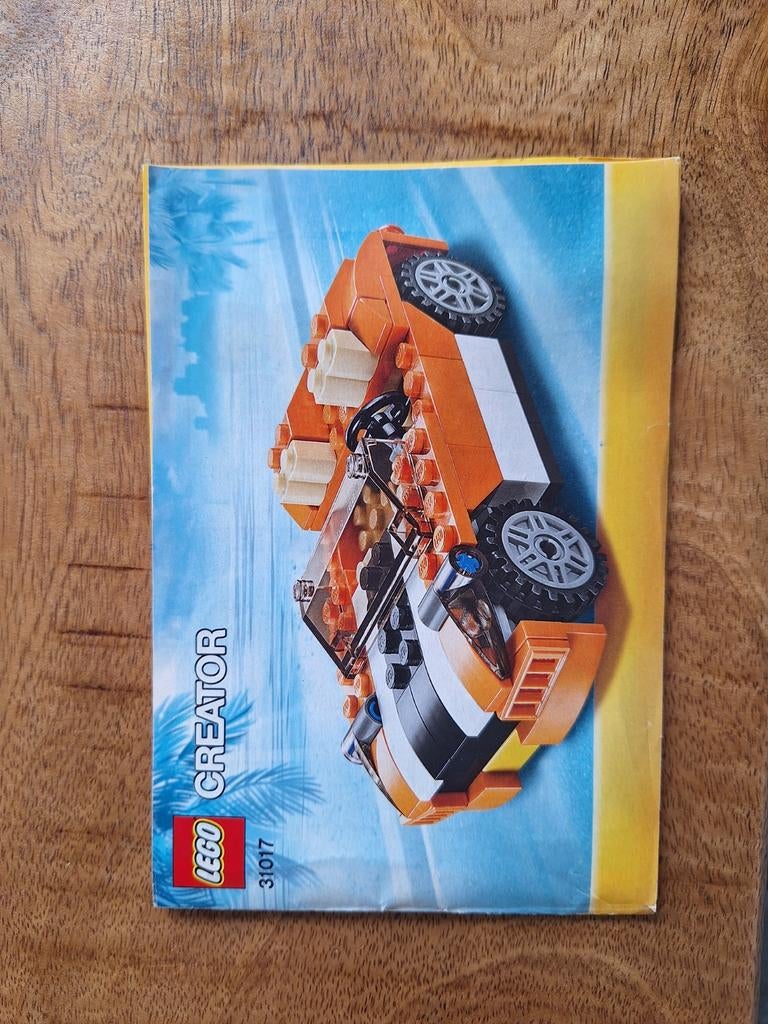 Lego Creator 31017 - Sportwagen (met handleiding), Ophalen of Verzenden, Gebruikt, Complete set, Lego