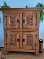 Prachtige eikenkast 1962 met een verhaal (maker Szekeres), Ophalen, Gebruikt, Eikenhout, Klassiek elegant stoer robuust chique