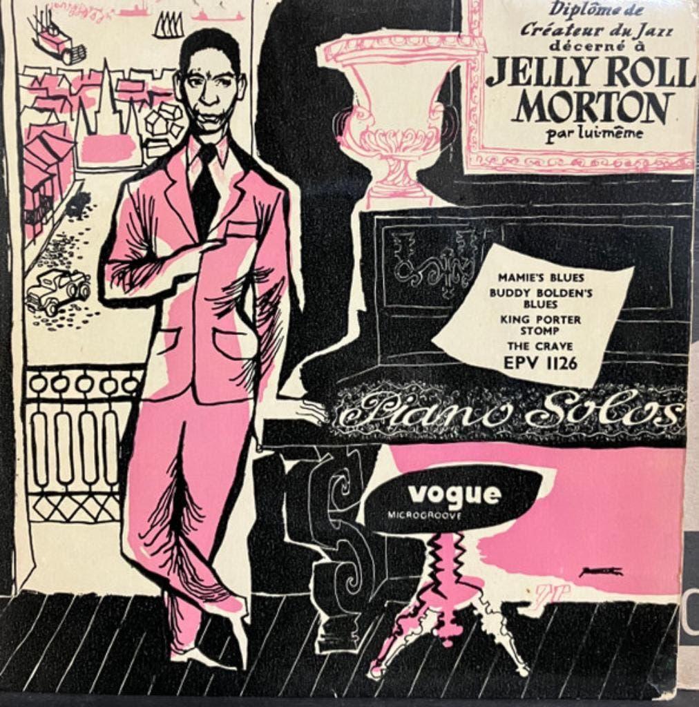 Jelly Roll Morton – New Orleans Memories - Piano Solos, Ophalen of Verzenden, Zo goed als nieuw, Jazz en Blues, EP