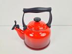 Vintage fluitketel tradition le creuset rood france, N, Ophalen of Verzenden, N, N