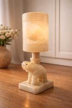 Vintage albasten olifant lamp – sfeervol & uniek, Huis en Inrichting, Lampen | Tafellampen, Overige materialen, Gebruikt, Vintage
