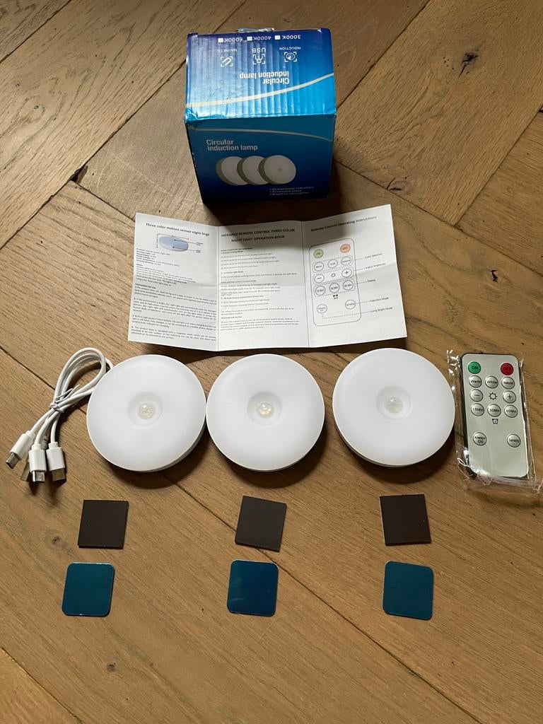 Buitenkans: nieuwe draadloze led-spotjes, Ophalen, Kunststof, Nieuw, Led