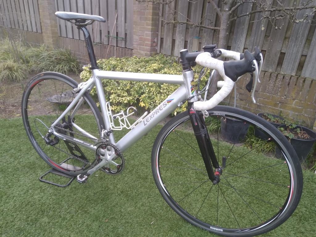 Net racefiets aluminium  2x 8 versn.€220, Fietsen en Brommers, Ophalen, Aluminium, Meer dan 20 versnellingen, Overige merken