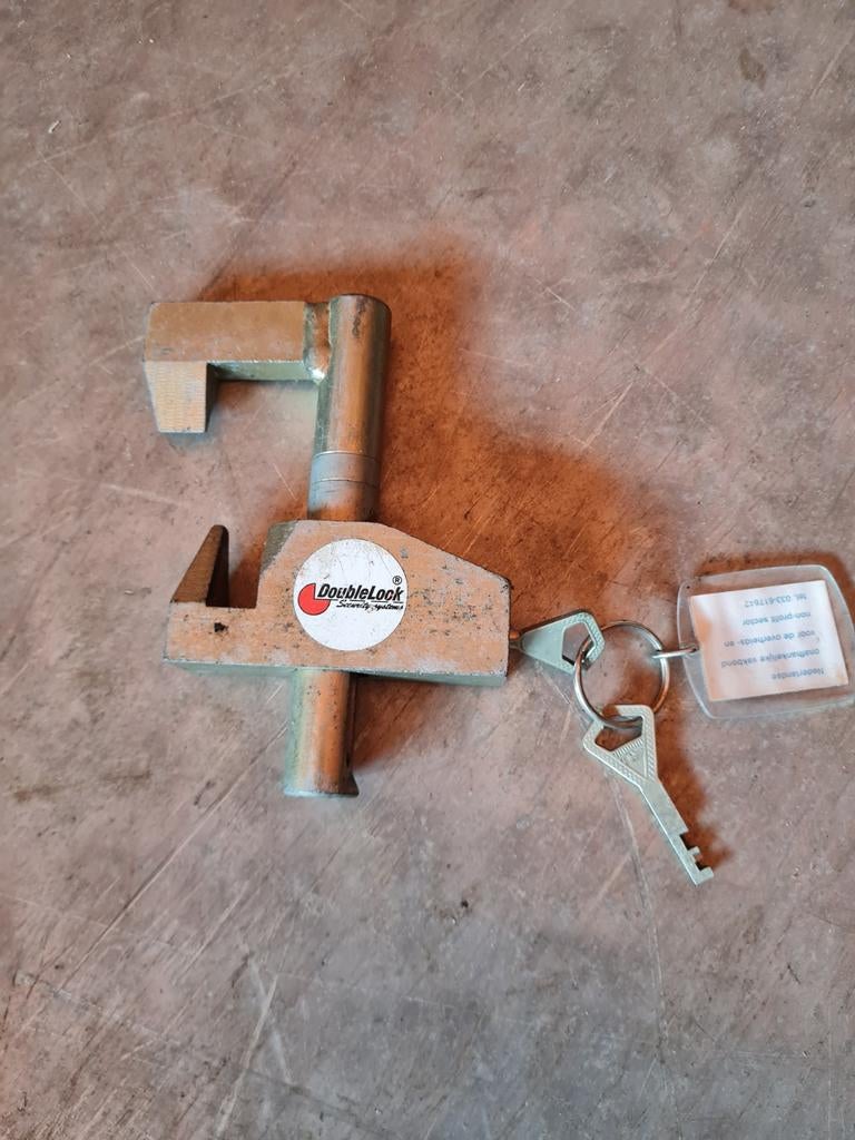 DoubleLock Dissel Slot met Sleutels, Ophalen of Verzenden, Gebruikt