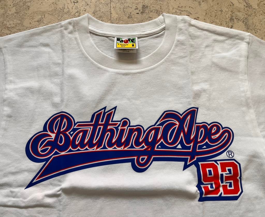 BAPE, A Bathing Ape t-shirt maat M!, Ophalen of Verzenden, Nieuw, Maat 48/50 (M), Wit