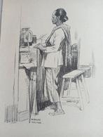 Gabrielse prent Nederlands Indië Indonesië, Verzamelen, Ophalen of Verzenden, Voor 1940, Gebruikt, Overige onderwerpen