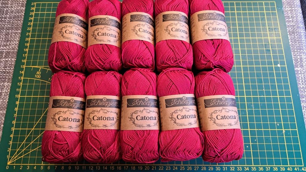Scheepjes Catona garen - Kleur 192 - 10 bollen, Ophalen of Verzenden