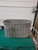 bloembak metaal ovaal, Ophalen of Verzenden, 'T Olde Gre-j, Info@toldegrej.nl, Endepoelstraat 20f Didam