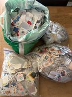 Zakken met postzegels., Ophalen of Verzenden, Gestempeld