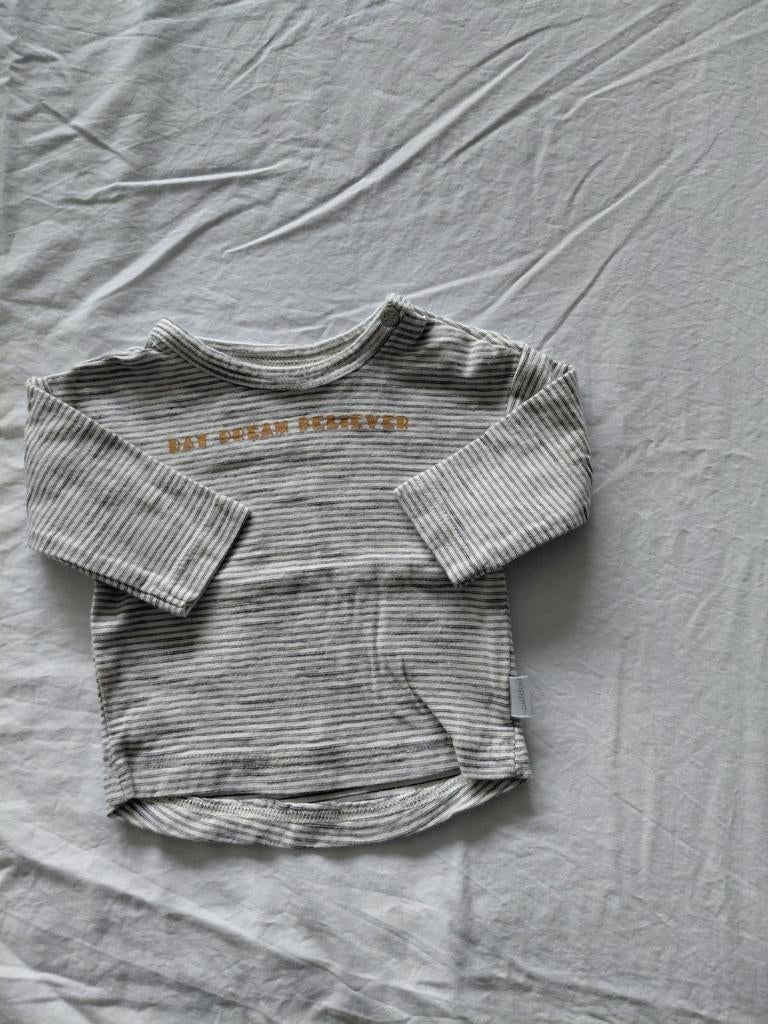 Shirt lange mouw - maat 50, Kinderen en Baby's, Babykleding | Maat 50, Jongetje of Meisje, Ophalen of Verzenden, Zo goed als nieuw