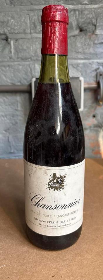 Chansonnier Vin de Table Français Rouge - Vintage Wijn, Ophalen, Gebruikt, Frankrijk, Rode wijn