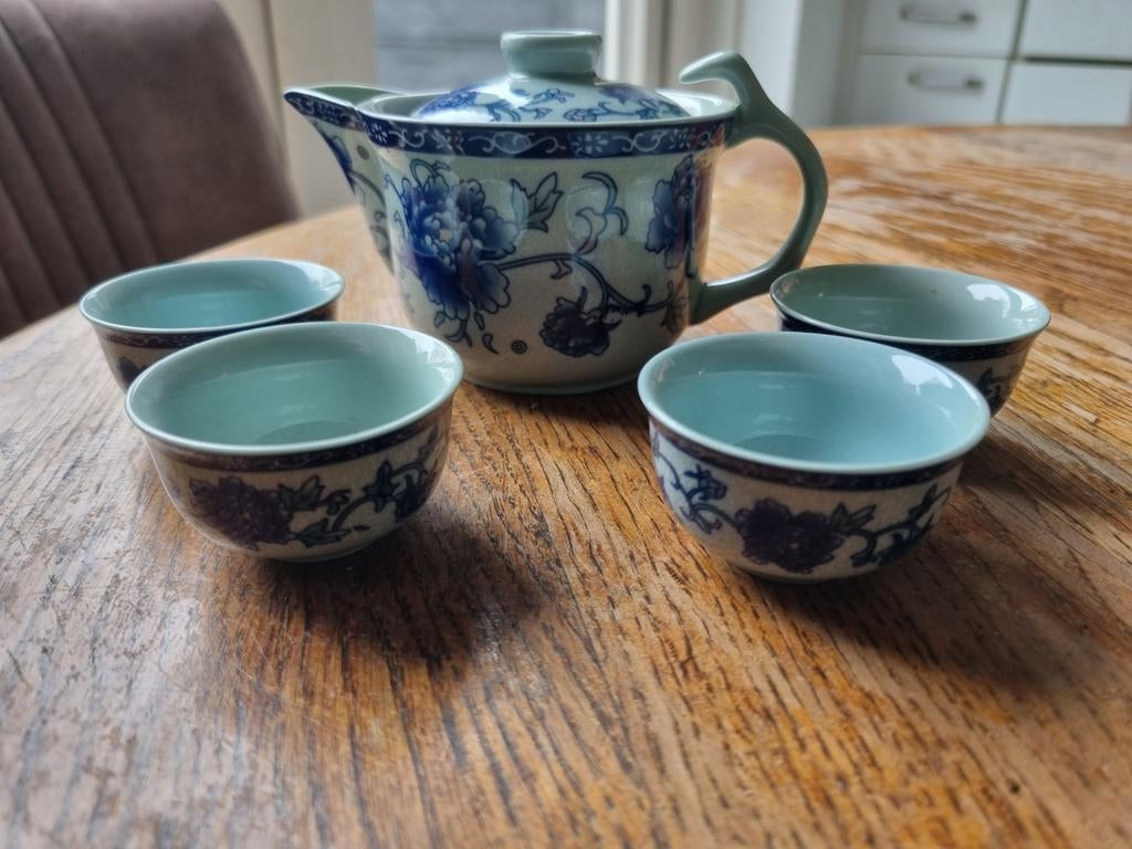 Decoratief chinees thee setje, Ophalen of Verzenden