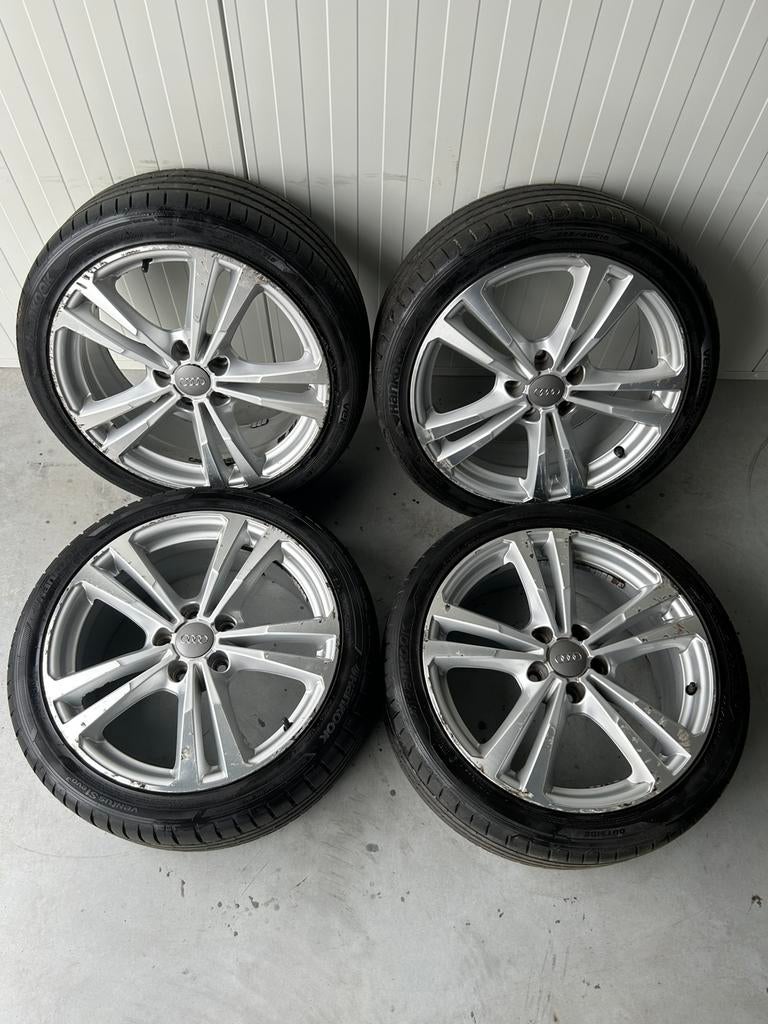 Originele Audi A3 S3 S-Line 18 Inch 5x112 Zomer, 18 inch, Banden en Velgen, Ophalen of Verzenden, Personenwagen